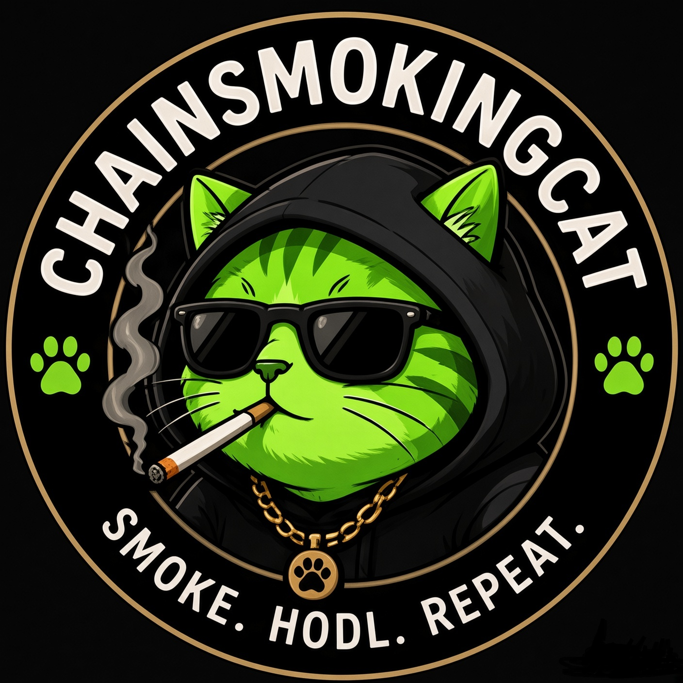 ChainSmokingCat Main Logo